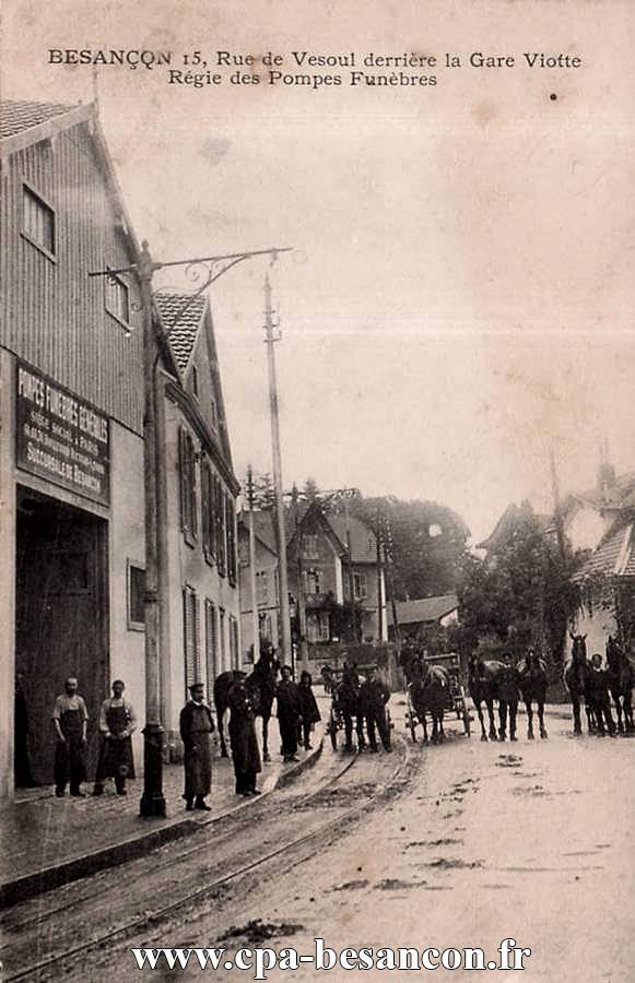 BESANÇON 15, Rue de Vesoul derrière la Gare Viotte - Régie des Pompes Funèbres
